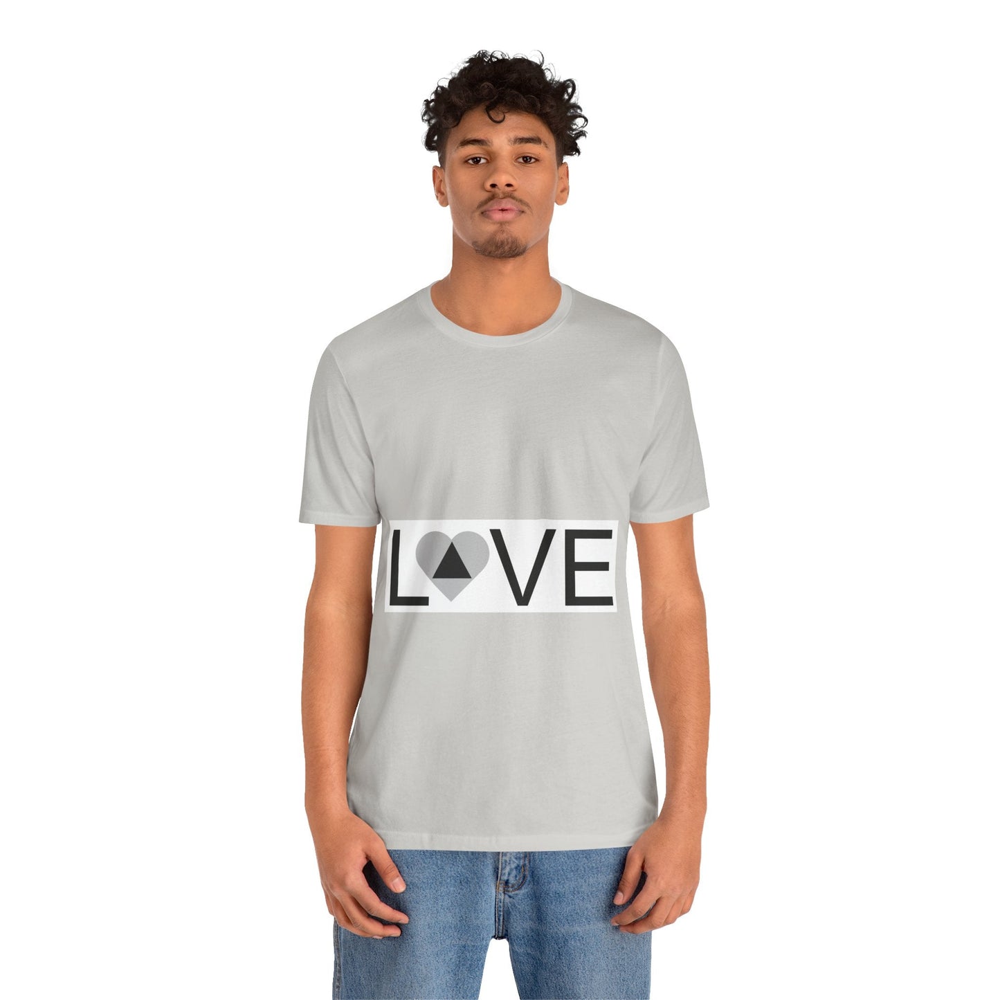 Unisex Jersey Short Sleeve Love T - shirt | TeeSush Dopamine Decor