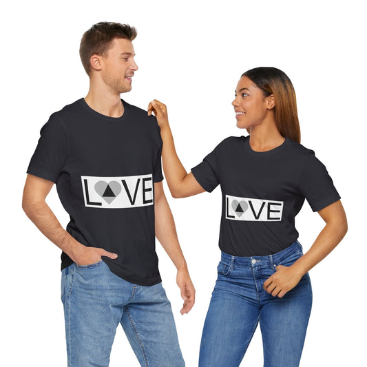 Unisex Jersey Short Sleeve Love T - shirt | TeeSush Dopamine Decor