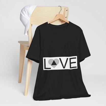 Unisex Jersey Short Sleeve Love T - shirt | TeeSush Dopamine Decor