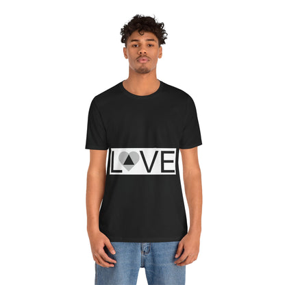 Unisex Jersey Short Sleeve Love T - shirt | TeeSush Dopamine Decor