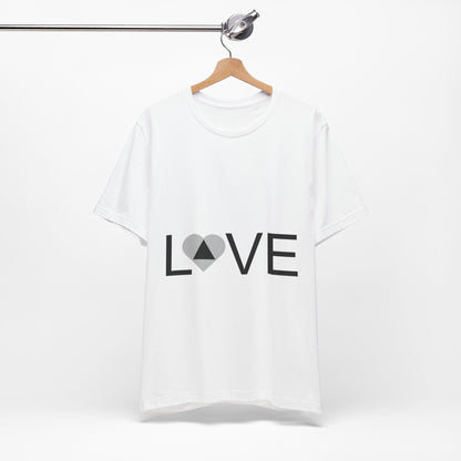 Unisex Jersey Short Sleeve Love T - shirt | TeeSush Dopamine Decor