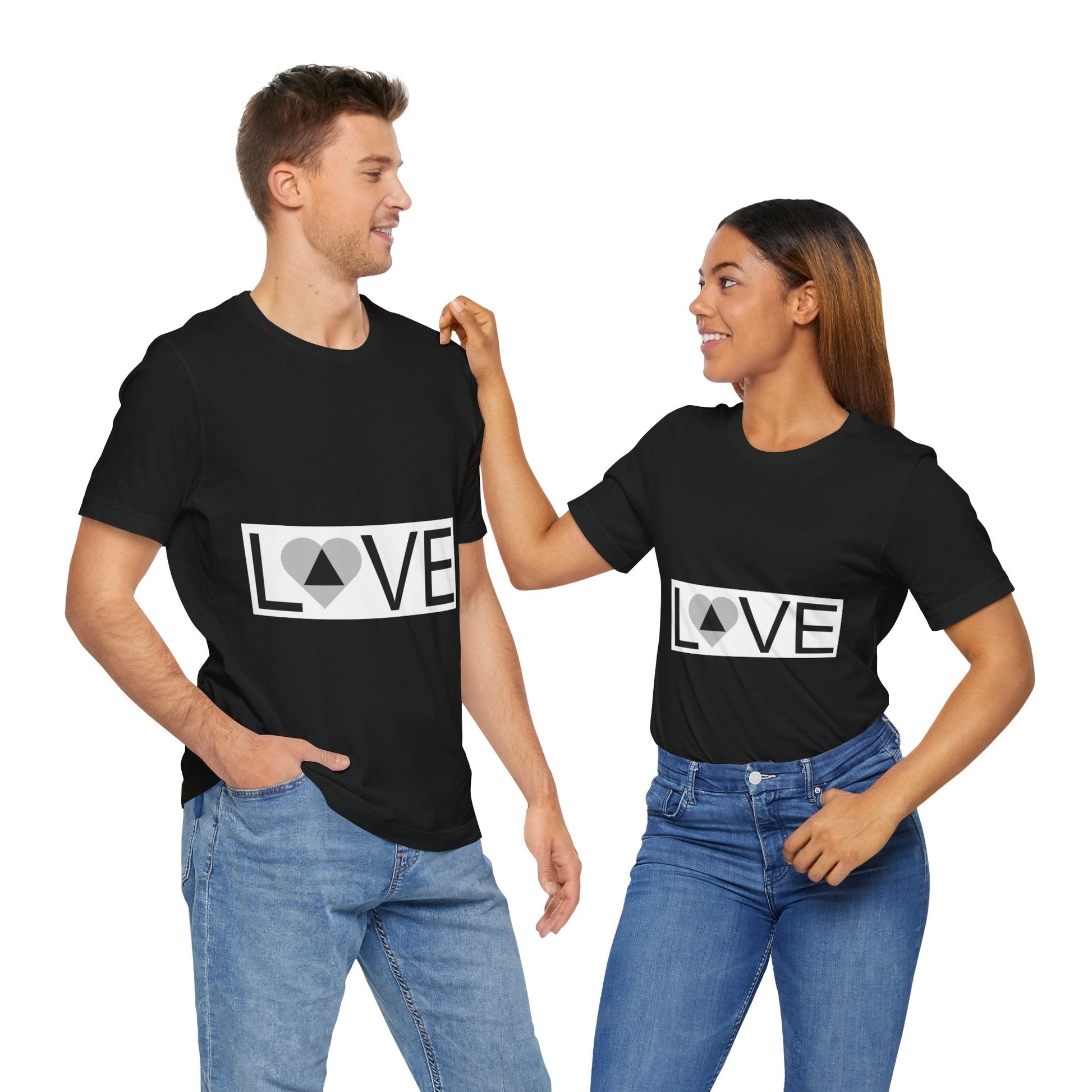 Unisex Jersey Short Sleeve Love T - shirt | TeeSush Dopamine Decor