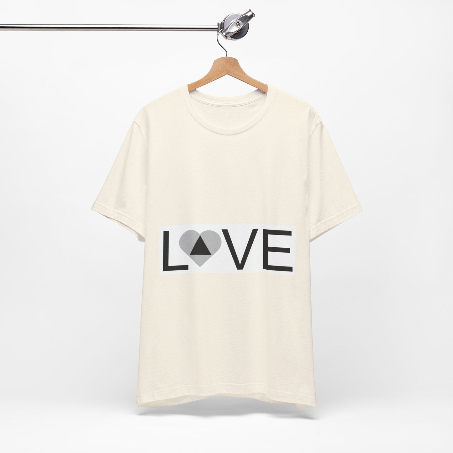 Unisex Jersey Short Sleeve Love T - shirt | TeeSush Dopamine Decor