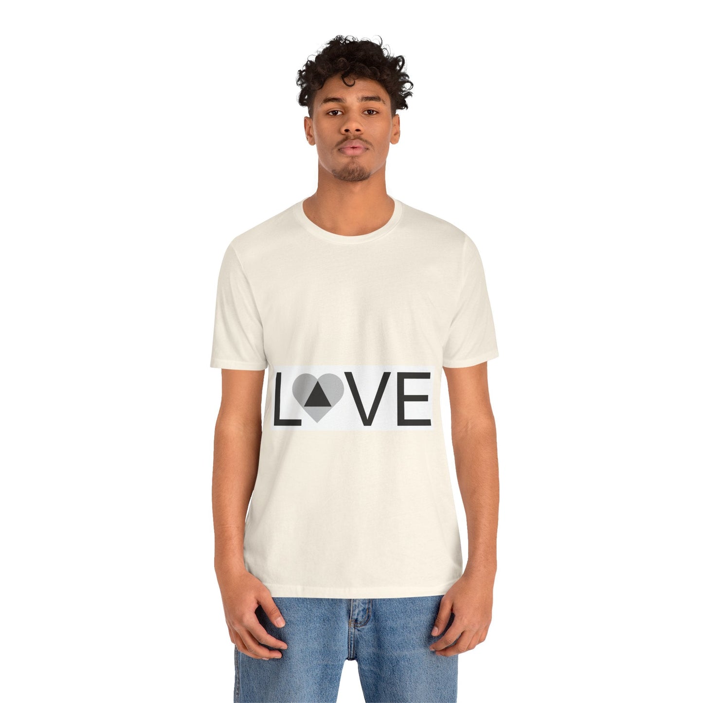 Unisex Jersey Short Sleeve Love T - shirt | TeeSush Dopamine Decor