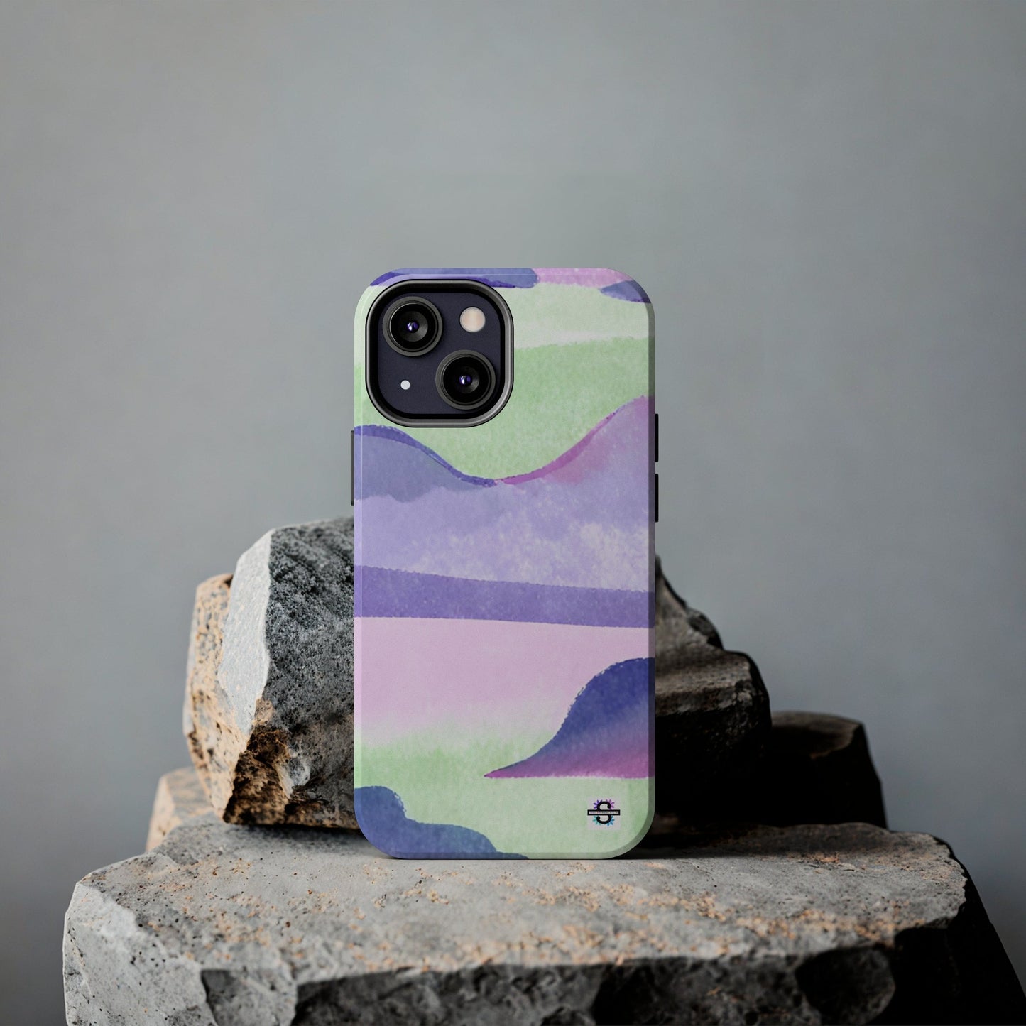 Vibrant Defenders: Amazing Pink Green Purple Blue Tough Phone Case | Mobile coversSush Dopamine Decor