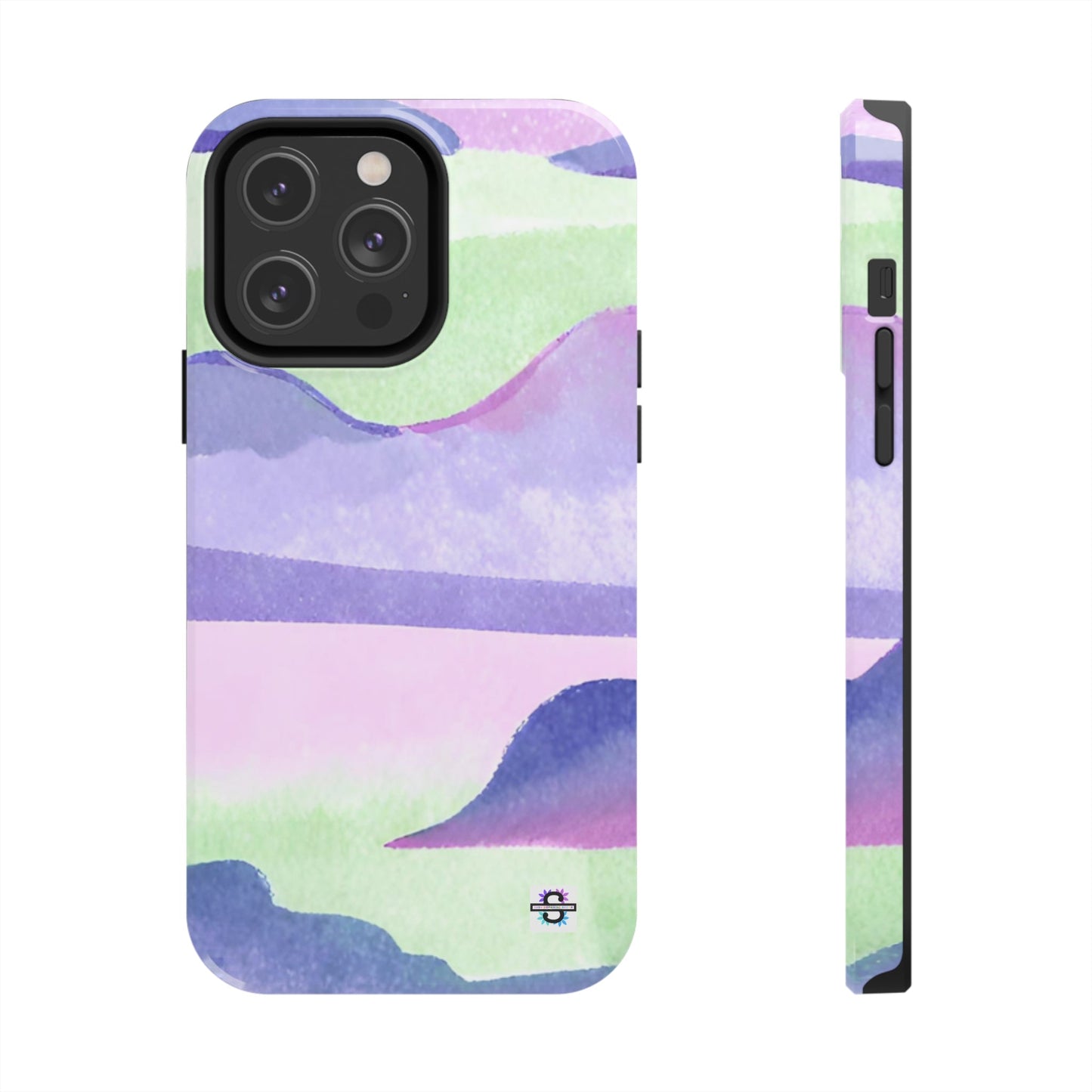 Vibrant Defenders: Amazing Pink Green Purple Blue Tough Phone Case | Mobile coversSush Dopamine Decor