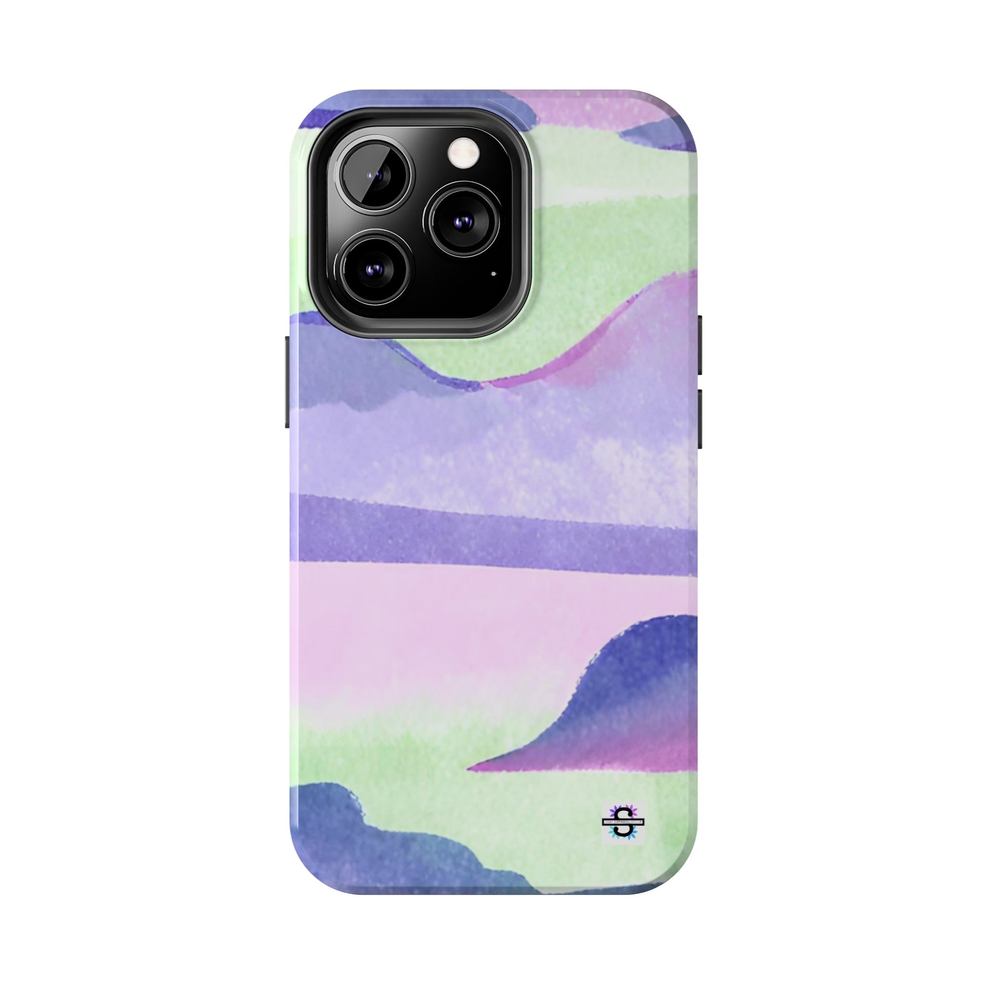 Vibrant Defenders: Amazing Pink Green Purple Blue Tough Phone Case | Mobile coversSush Dopamine Decor