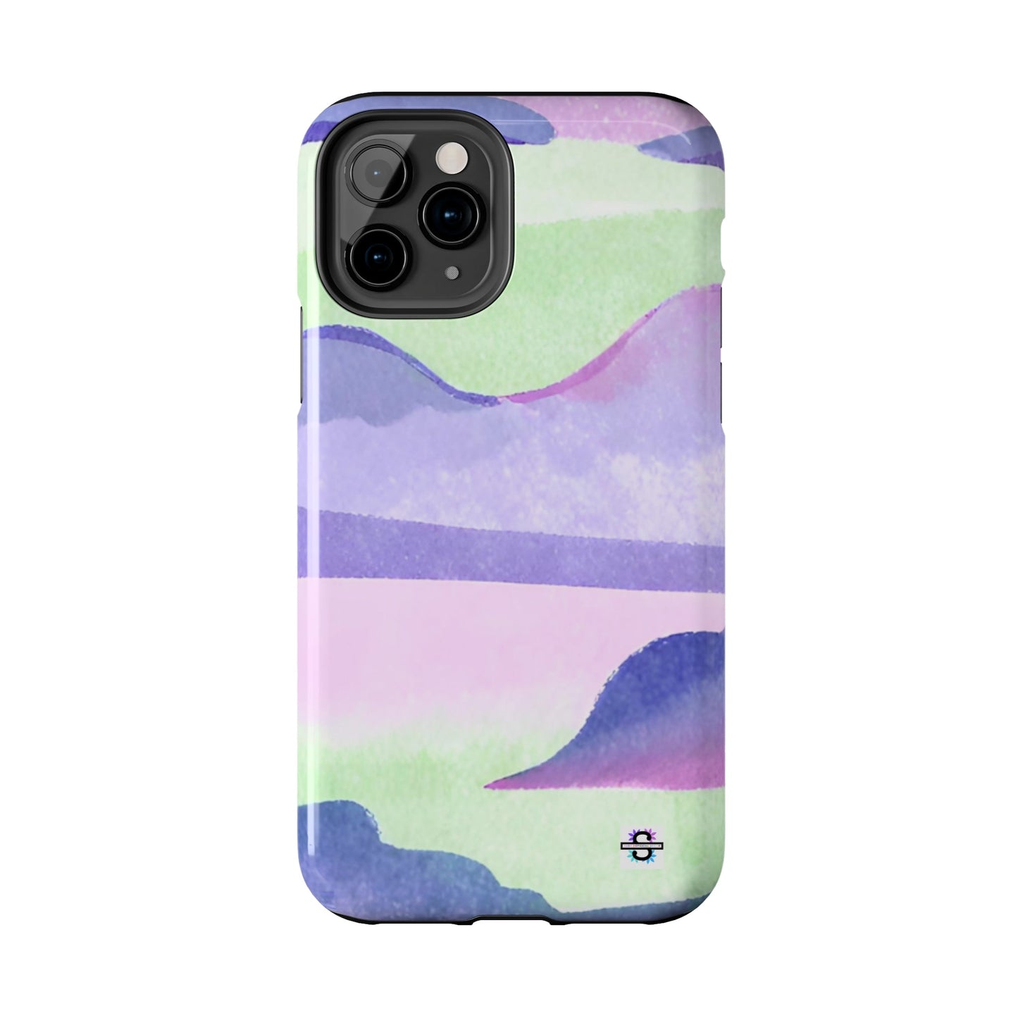 Vibrant Defenders: Amazing Pink Green Purple Blue Tough Phone Case | Mobile coversSush Dopamine Decor