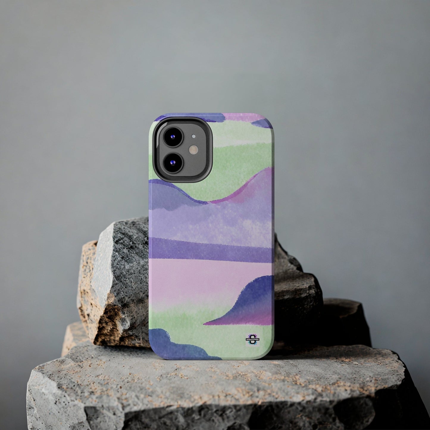 Vibrant Defenders: Amazing Pink Green Purple Blue Tough Phone Case | Mobile coversSush Dopamine Decor