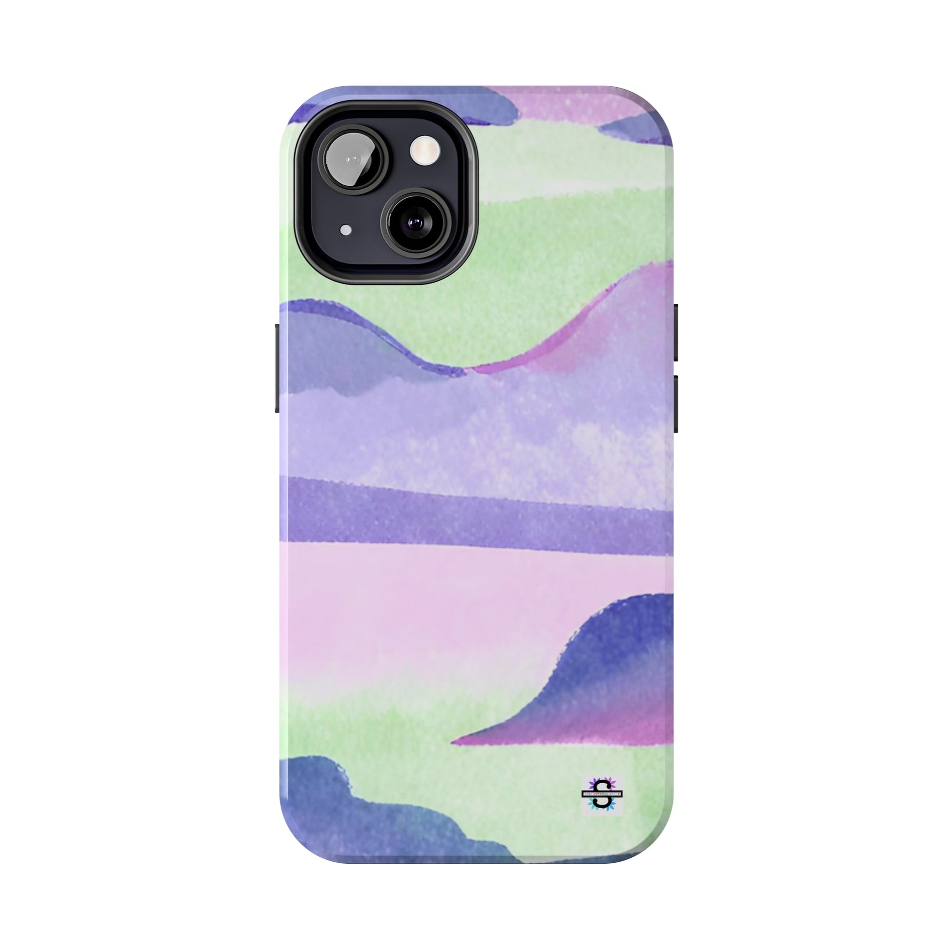 Vibrant Defenders: Amazing Pink Green Purple Blue Tough Phone Case | Mobile coversSush Dopamine Decor