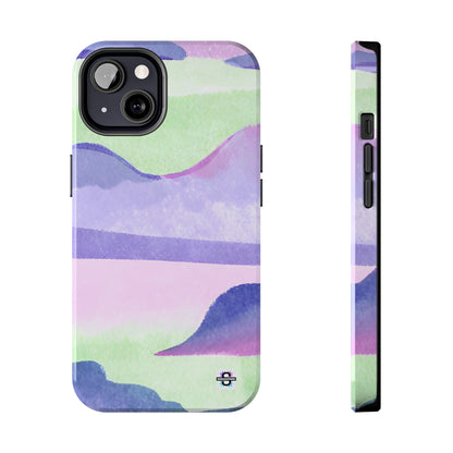 Vibrant Defenders: Amazing Pink Green Purple Blue Tough Phone Case | Mobile coversSush Dopamine Decor