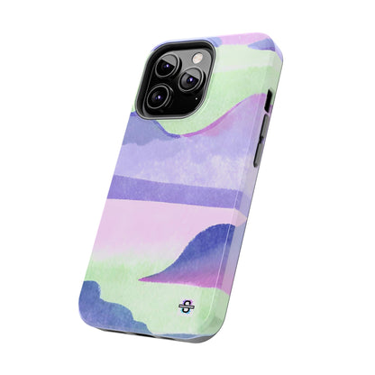 Vibrant Defenders: Amazing Pink Green Purple Blue Tough Phone Case | Mobile coversSush Dopamine Decor