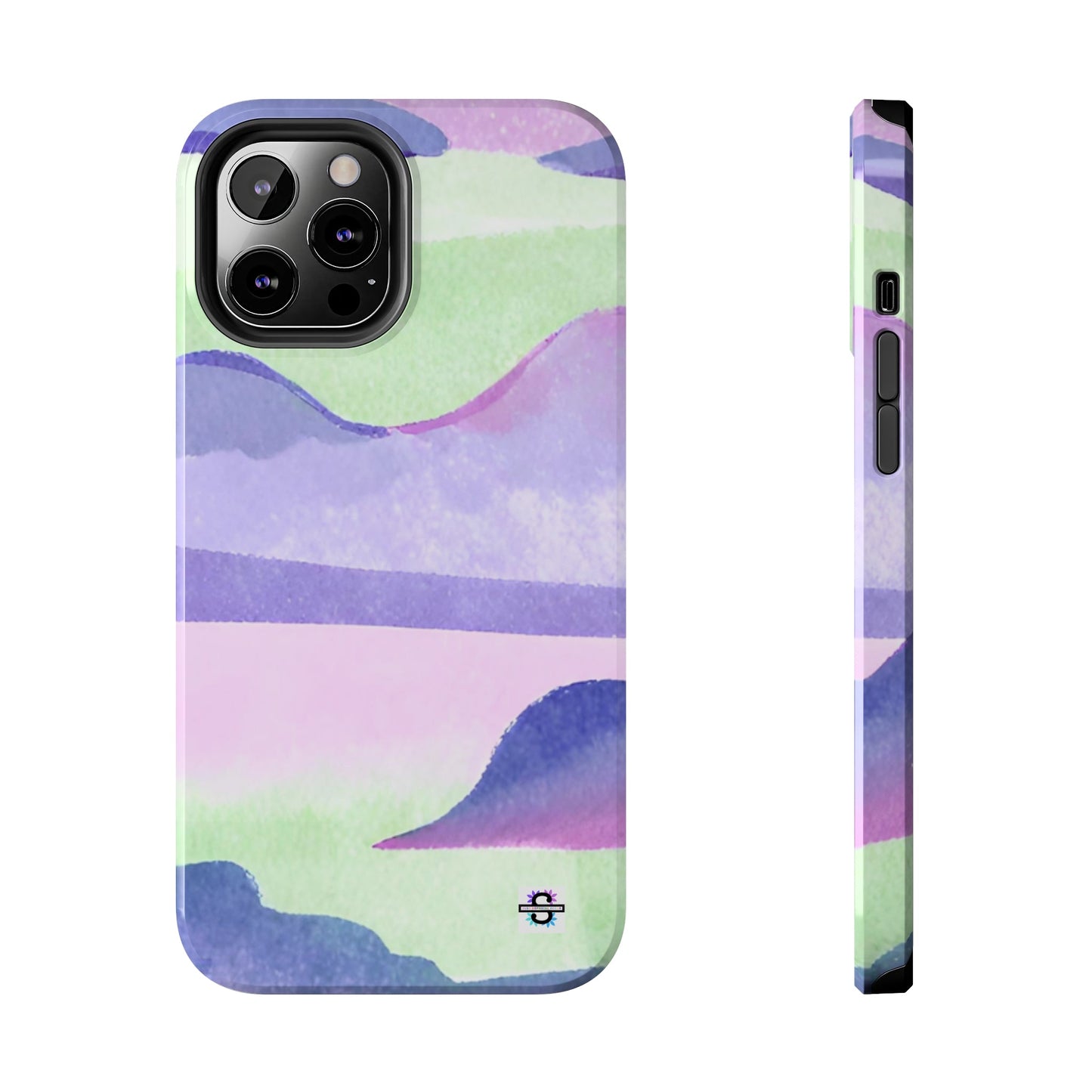 Vibrant Defenders: Amazing Pink Green Purple Blue Tough Phone Case | Mobile coversSush Dopamine Decor