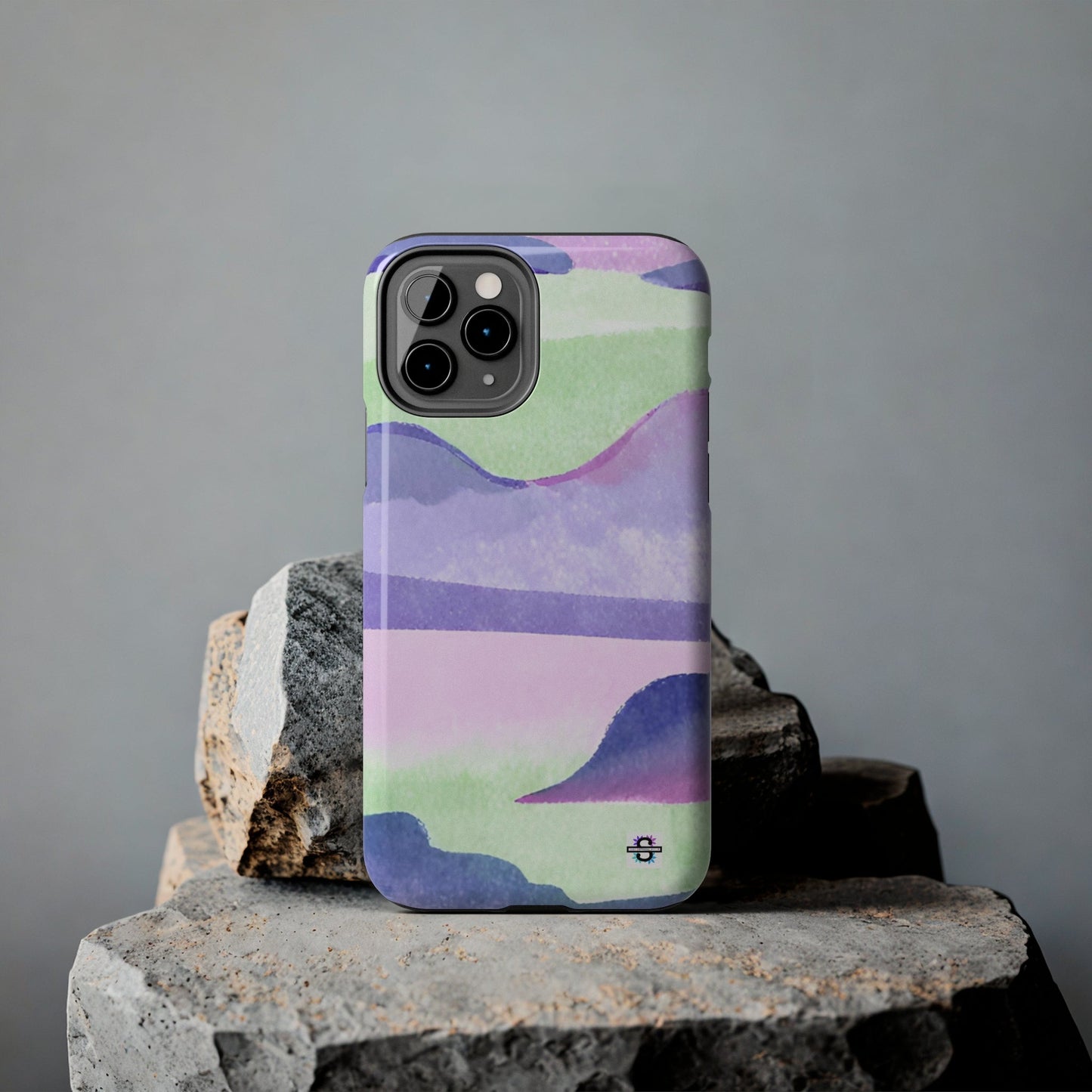 Vibrant Defenders: Amazing Pink Green Purple Blue Tough Phone Case | Mobile coversSush Dopamine Decor