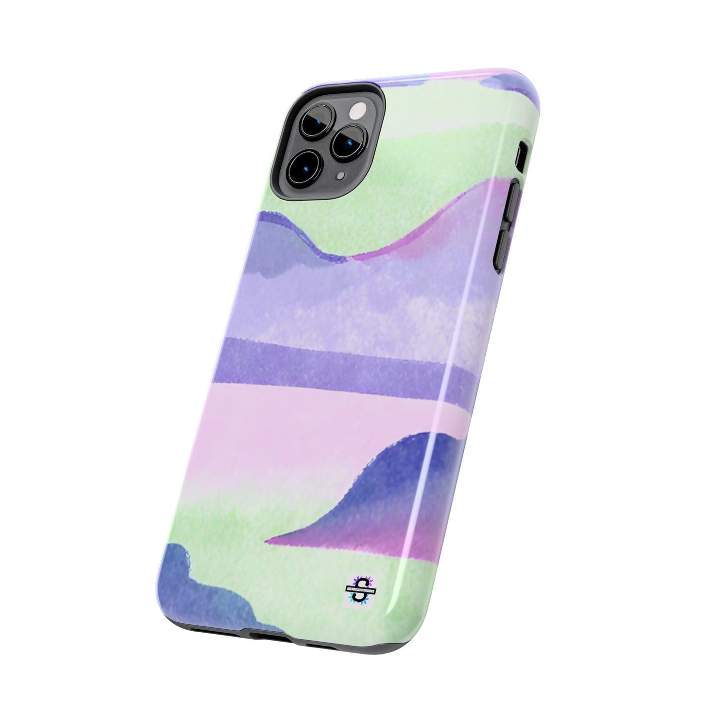 Vibrant Defenders: Amazing Pink Green Purple Blue Tough Phone Case | Mobile coversSush Dopamine Decor