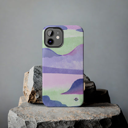 Vibrant Defenders: Amazing Pink Green Purple Blue Tough Phone Case | Mobile coversSush Dopamine Decor