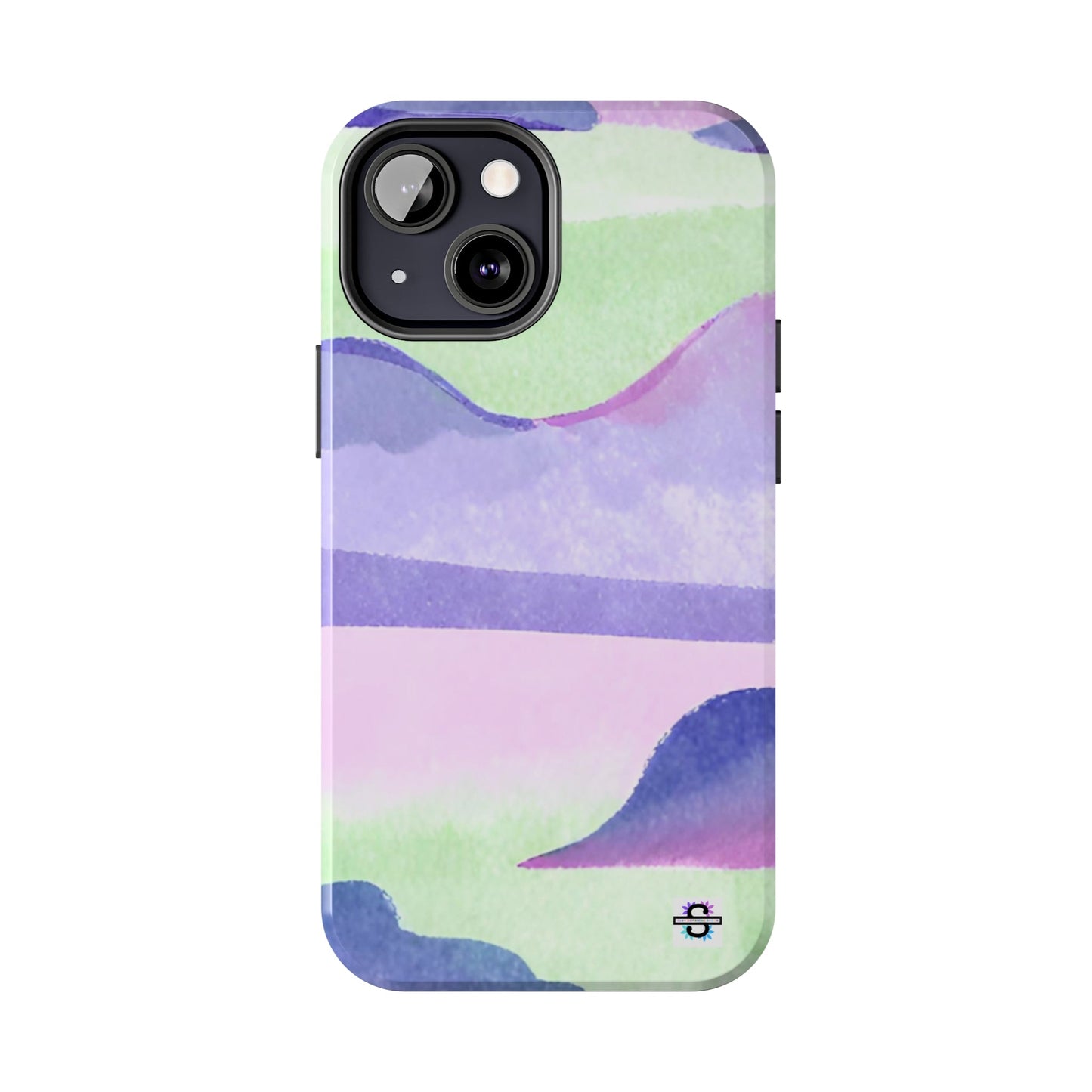 Vibrant Defenders: Amazing Pink Green Purple Blue Tough Phone Case | Mobile coversSush Dopamine Decor