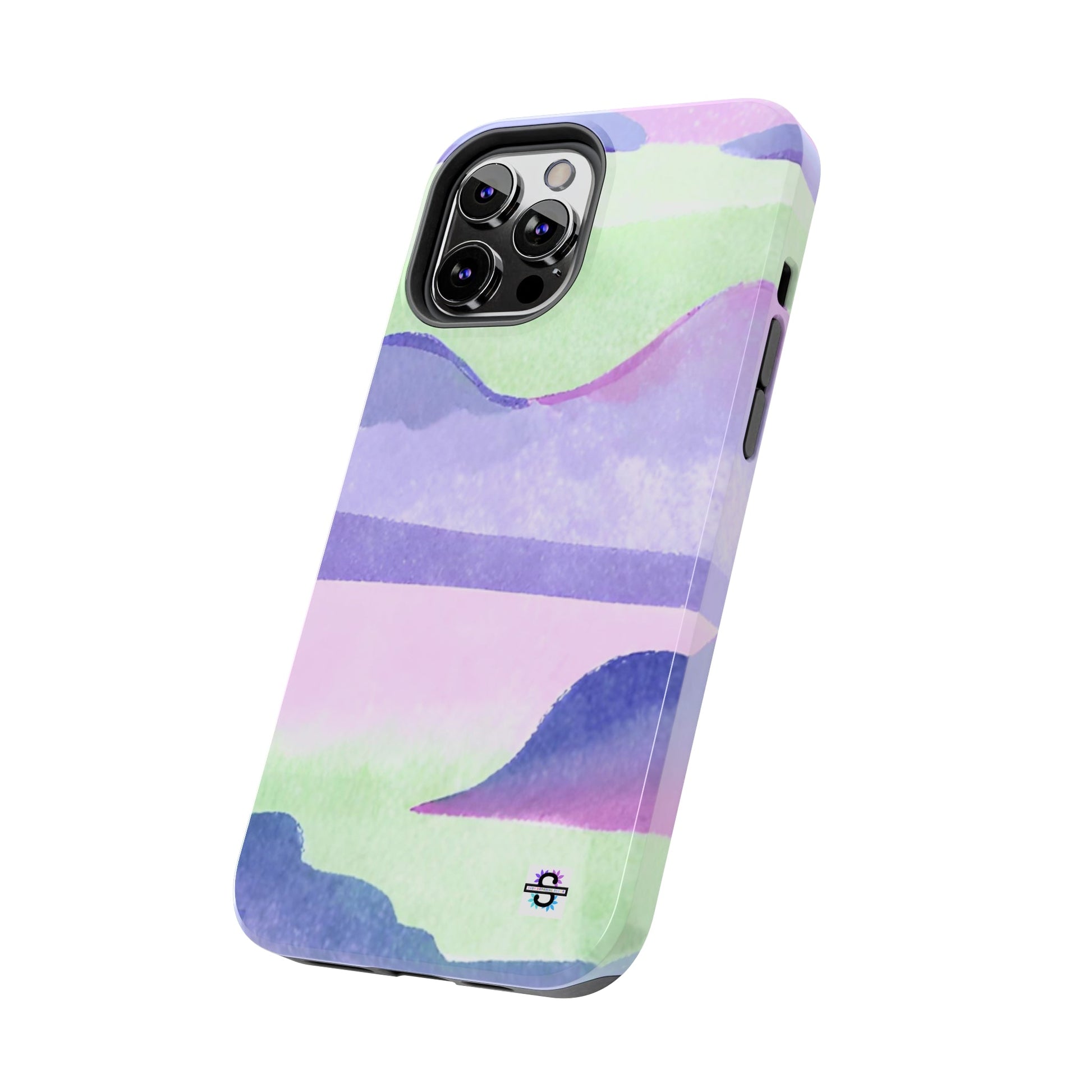 Vibrant Defenders: Amazing Pink Green Purple Blue Tough Phone Case | Mobile coversSush Dopamine Decor