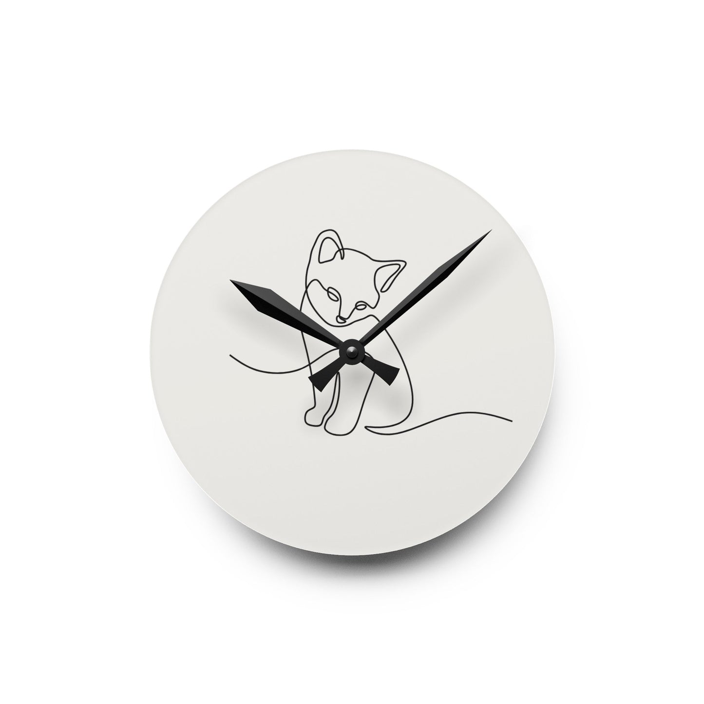 Wall Clock for Cat LoversSush Dopamine Decor