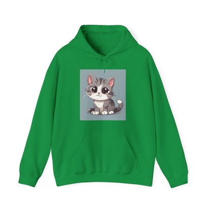 Warm Hoodie, Unisex Heavy Blend™ Hooded Sweatshirt, Kitty Hoodies for Cat Lovers, Plush, Soft Hoodie, Made using 100% ethically grown US cottonSush Dopamine Decor