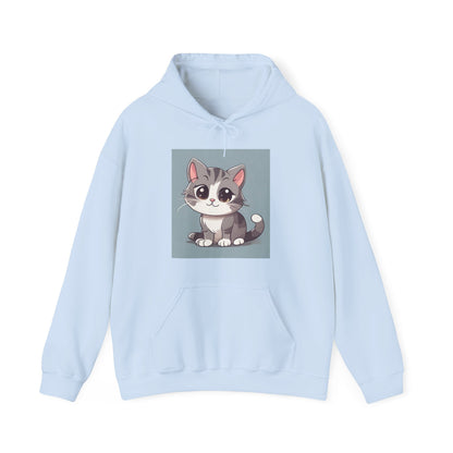 Warm Hoodie, Unisex Heavy Blend™ Hooded Sweatshirt, Kitty Hoodies for Cat Lovers, Plush, Soft Hoodie, Made using 100% ethically grown US cottonSush Dopamine Decor