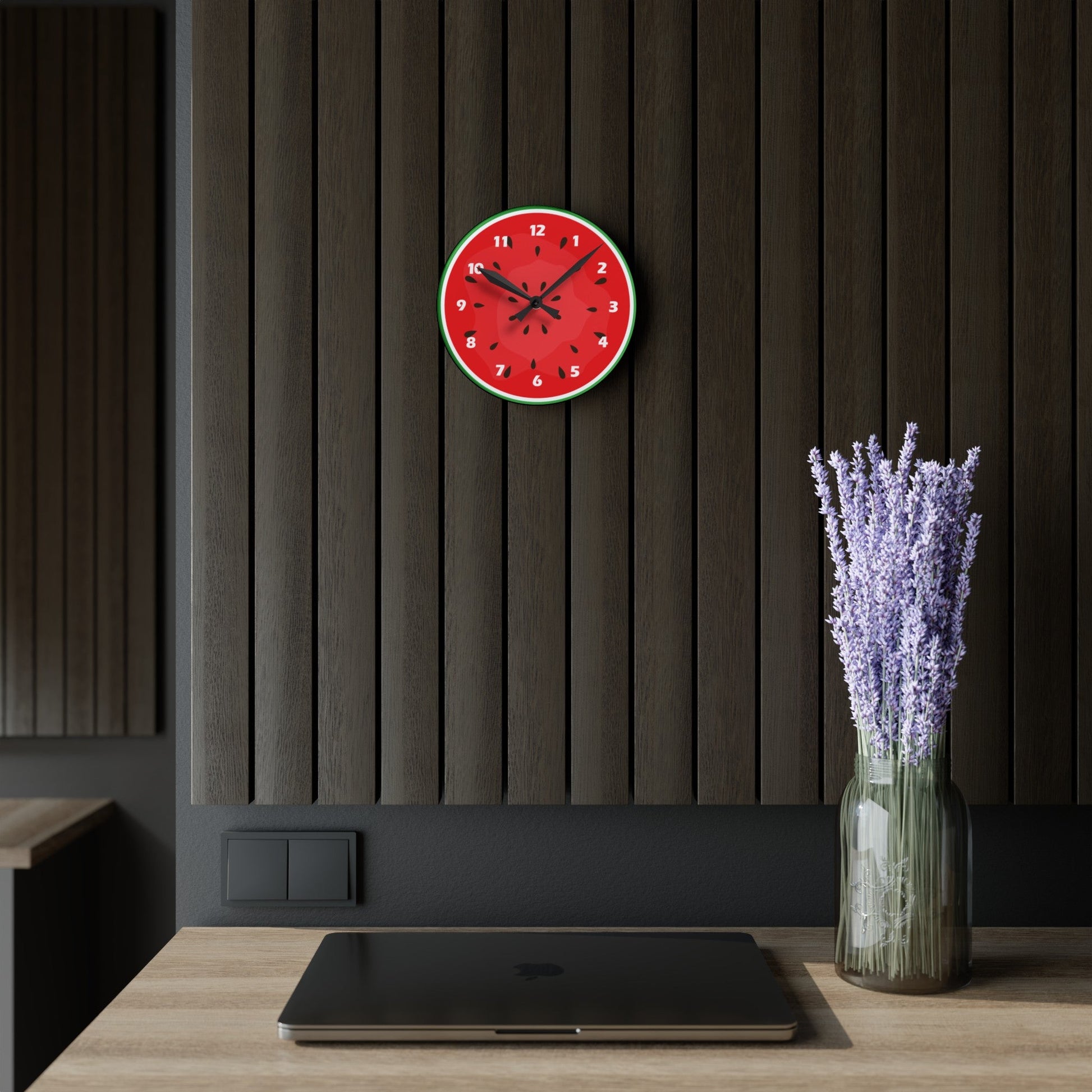 Watermelon Wall ClockSush Dopamine Decor