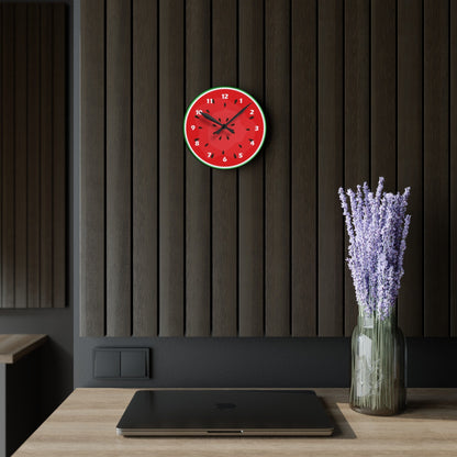 Watermelon Wall ClockSush Dopamine Decor