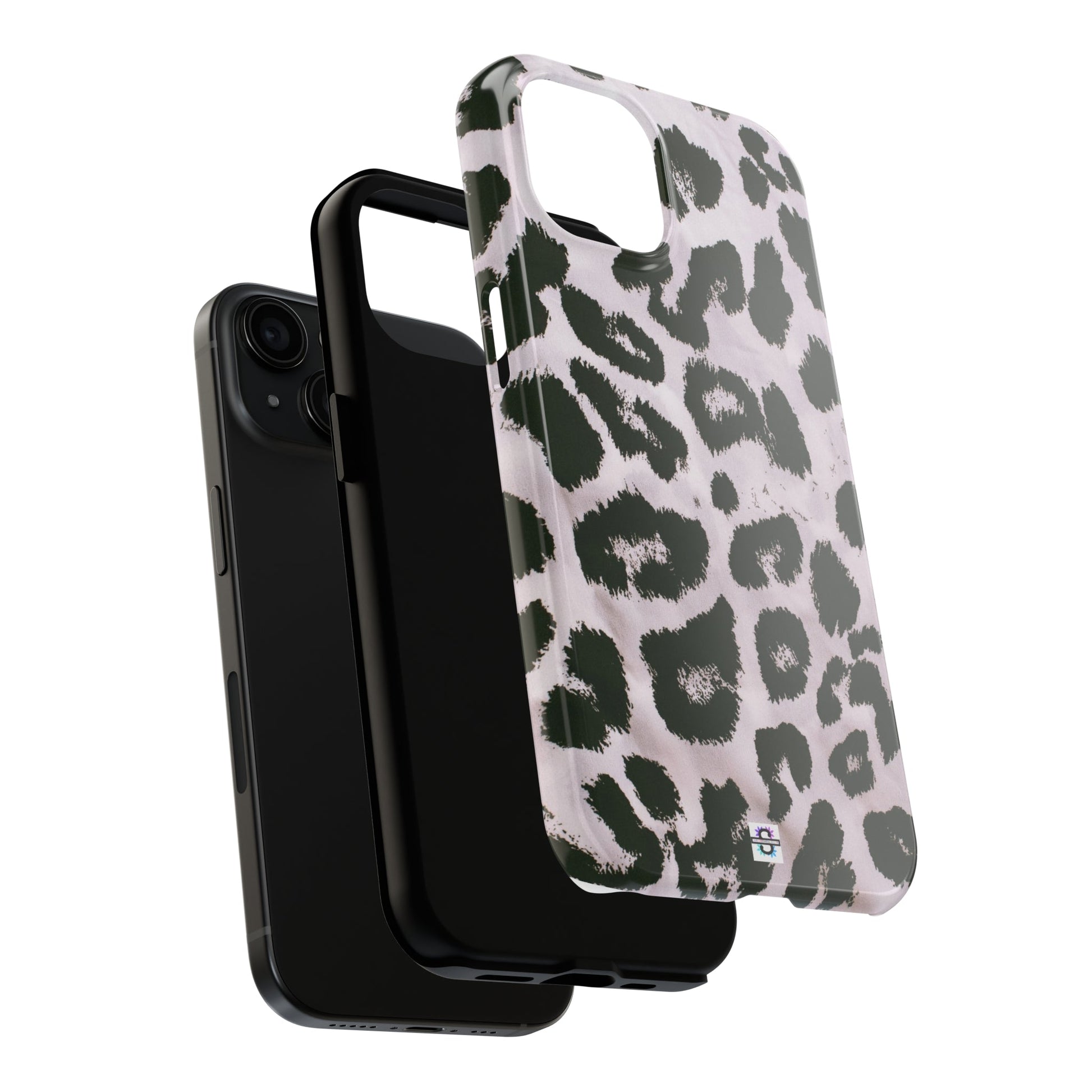 White and black cheetah print Tough Phone CasesSush Dopamine Decor