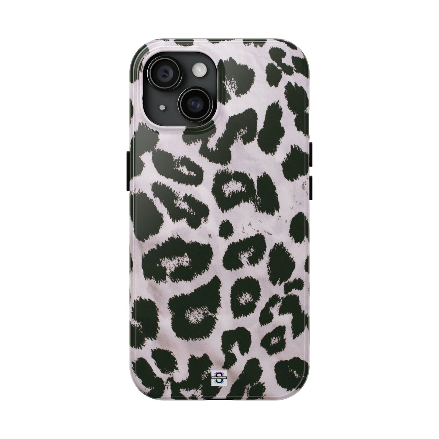 White and black cheetah print Tough Phone CasesSush Dopamine Decor