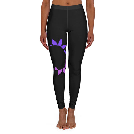 Women's Casual Spandex Leggings (AOP)Sush Dopamine Decor