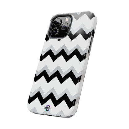 Zig Zag Black and White Phone Case | Mobile CoverSush Dopamine Decor