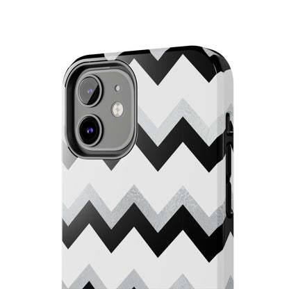 Zig Zag Black and White Phone Case | Mobile CoverSush Dopamine Decor