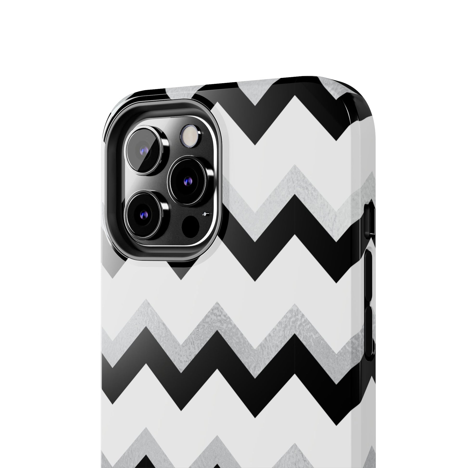 Zig Zag Black and White Phone Case | Mobile CoverSush Dopamine Decor