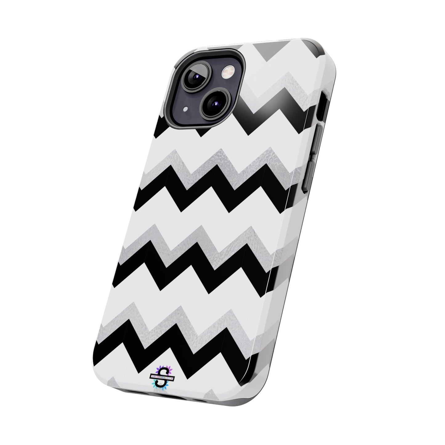 Zig Zag Black and White Phone Case | Mobile CoverSush Dopamine Decor