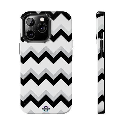 Zig Zag Black and White Phone Case | Mobile CoverSush Dopamine Decor