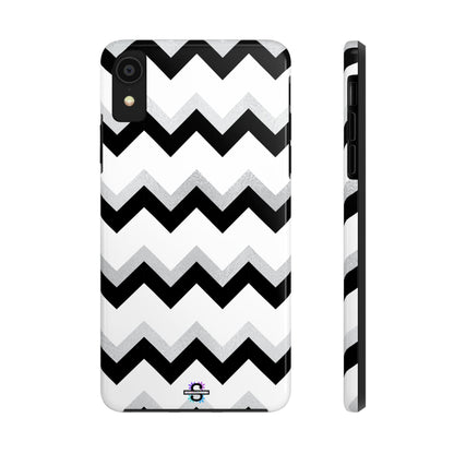 Zig Zag Black and White Phone Case | Mobile CoverSush Dopamine Decor