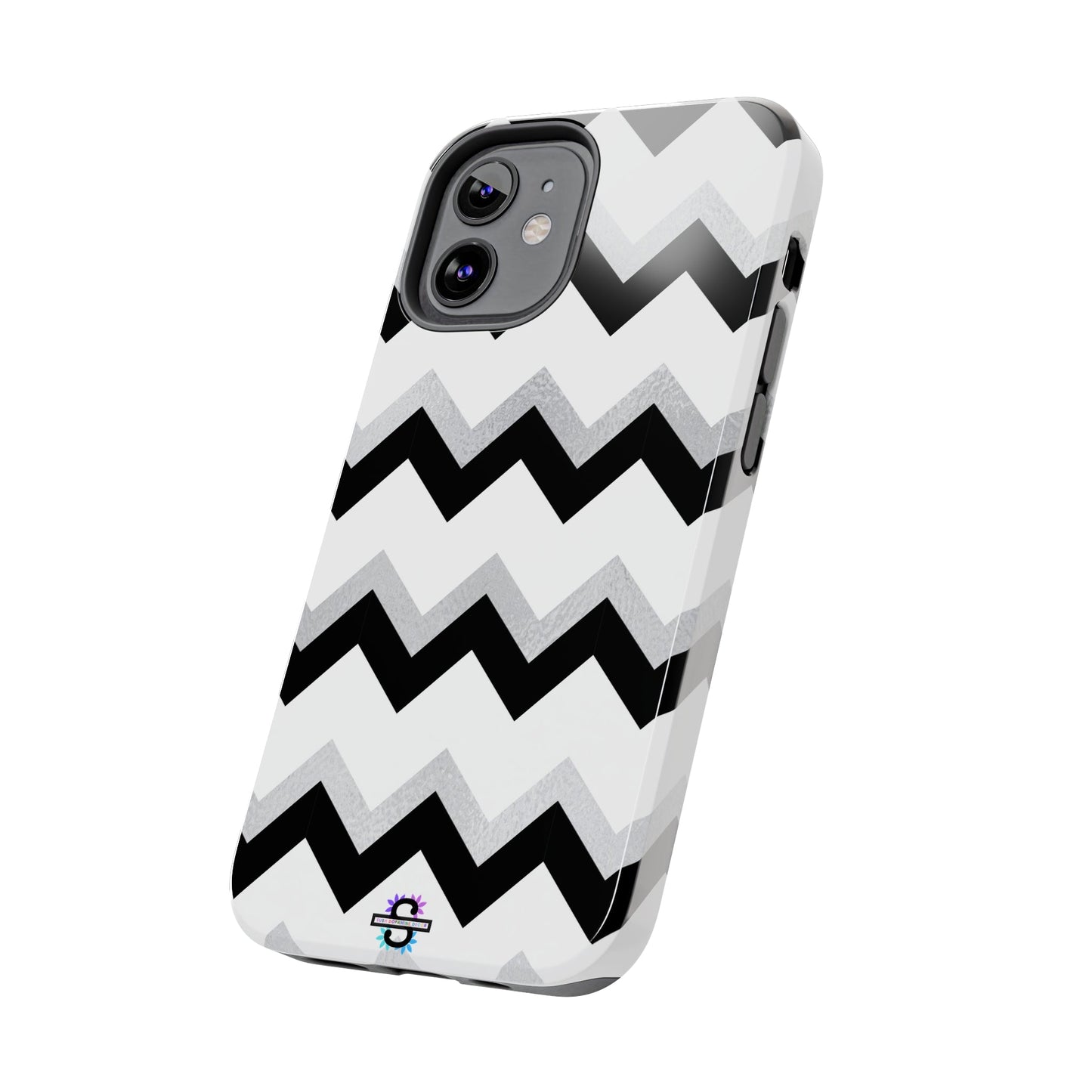 Zig Zag Black and White Phone Case | Mobile CoverSush Dopamine Decor