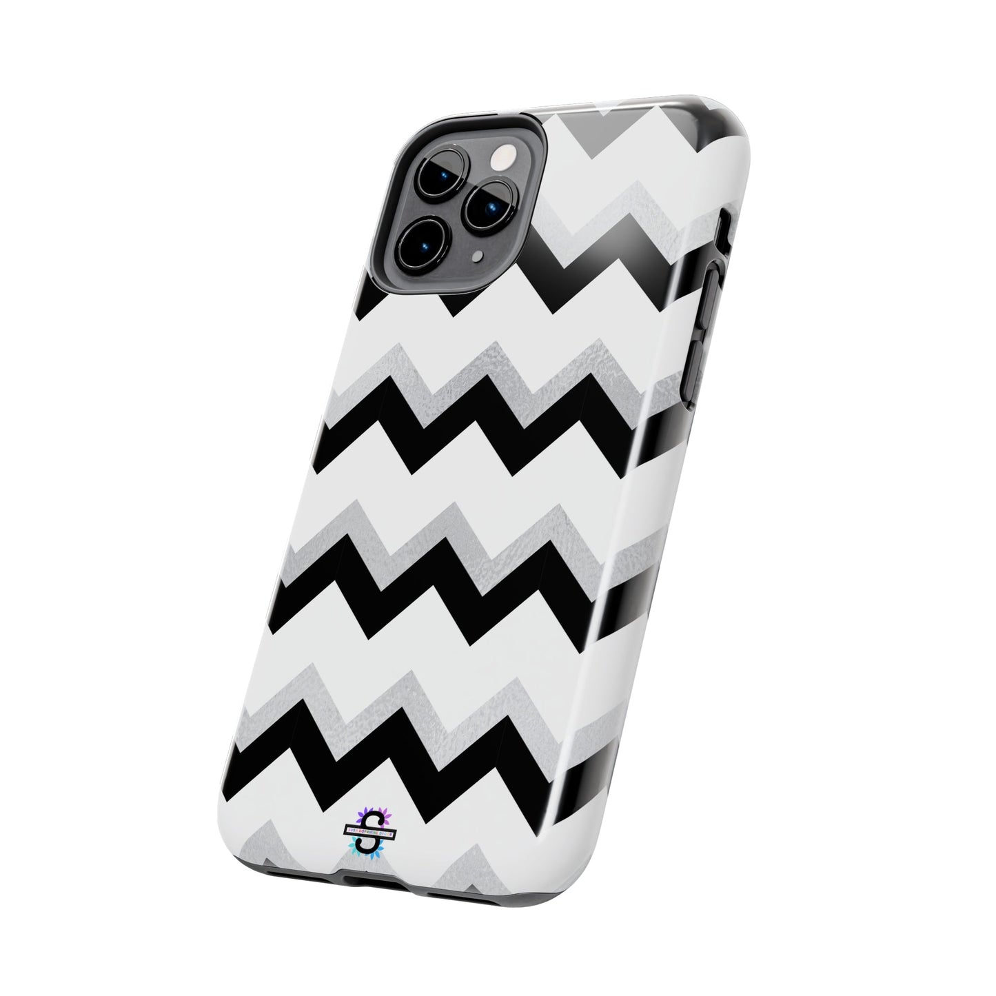 Zig Zag Black and White Phone Case | Mobile CoverSush Dopamine Decor